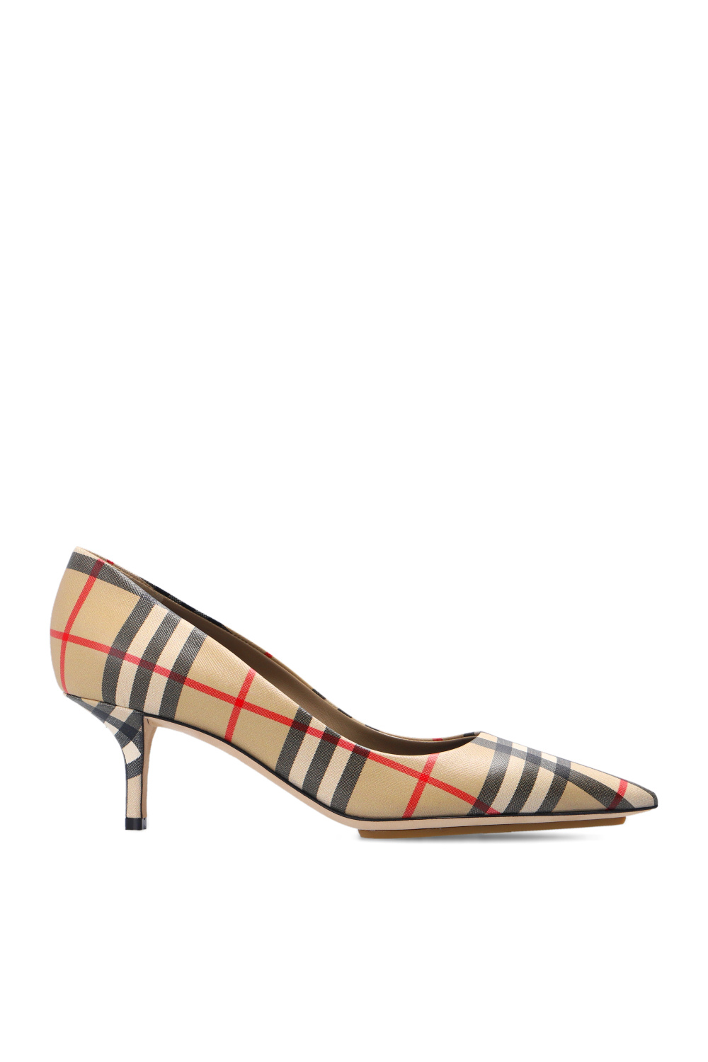 Women s Shoes SchaferandweinerShops Burberry Checked stiletto pumps Burberry Vintage Check Arthur